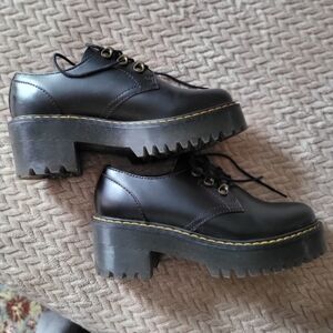 Dr. Martens Black Platform Shoes, Barely Used